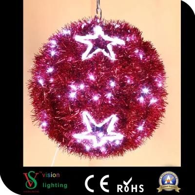 3D Motif Ball Light for Christmas Decoration
