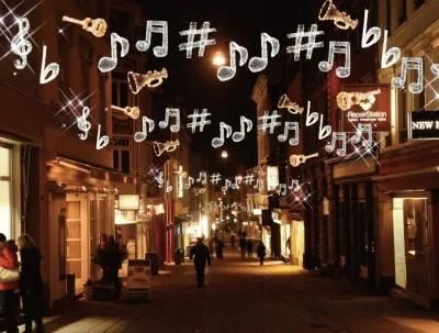 Lovely Musical LED Motif Light Outdoor Stree Decoration