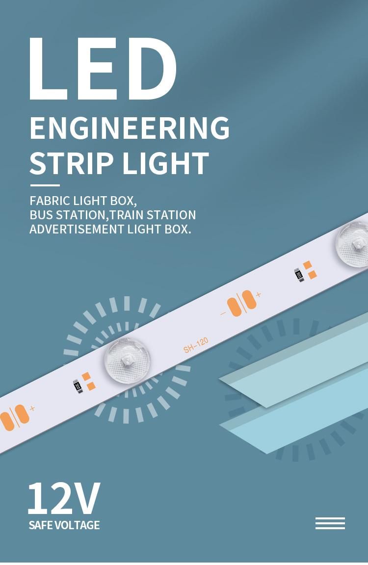 Backlight Light Box LED Strip Light Bar SMD3030 LED Lattice Diffuse LED Light Strip 12V 24V 220V