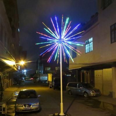 H: 3.5m LED Fireworks Lights for Park Decoration