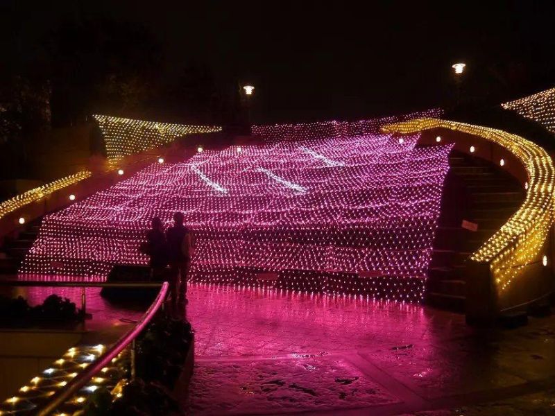 Warm White Color Christmas/Festival/Home/Park Decorations LED Net Light