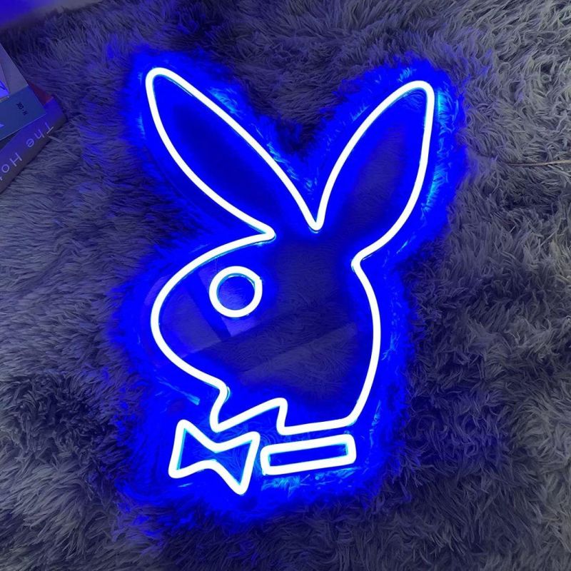 Factory Made Bunny LED Neon Sign Light Waterproof Wall Bar Living Room Decor Neon Lamp
