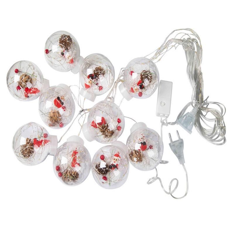 Christmas Curtain String Light Ball LED Wishing Ball Festival Decoration