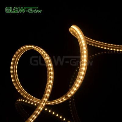 6000K Cool White 230V 100m IP65 700lm/M 120LEDs/M 2835 LED Strip Light