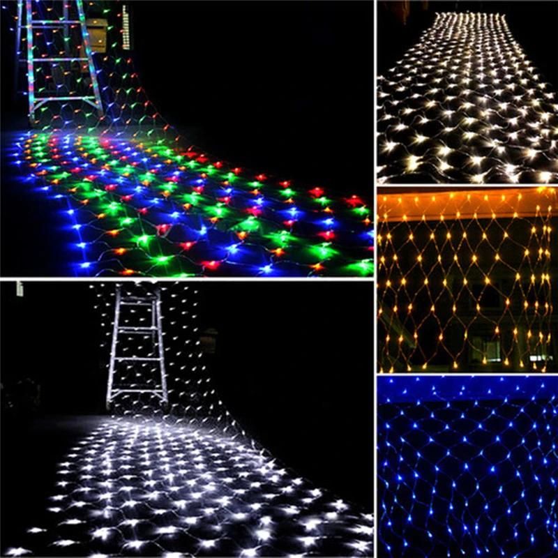 IP65 LED Net Fairy Lights 200 LED Mesh String Decorative Lights