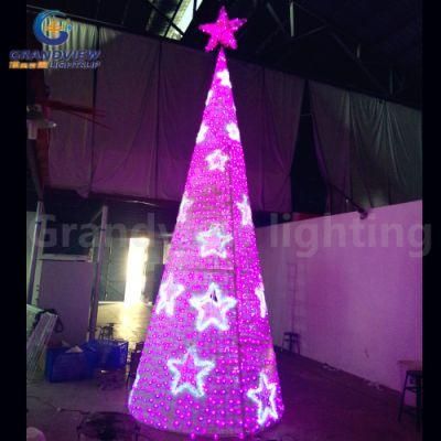 LED Christmas Tree Light Xmas Decoration Light Cone Tree for Holiday Party Decor