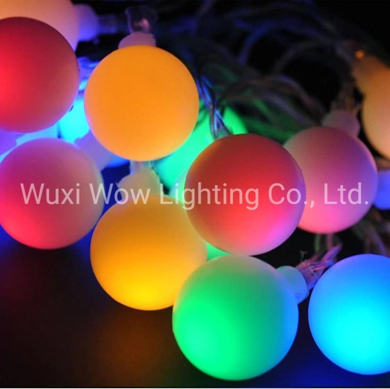 5m 16feet 50 LED Colour Changing Disco Fading Twinkling LED Christmas Fairy Light with Berry Covers