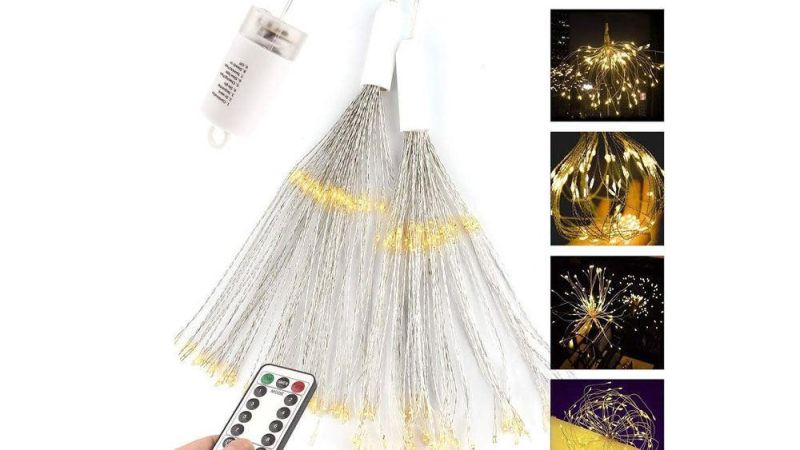 RGB Firecracker LED Fairy String Light with Remote Control