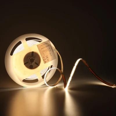 DC24V Low Voltage Ra&gt;90 COB LED Flexible Strip Light 512LED Ribbon COB Tape Strip LED Flex COB Strip