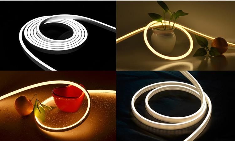 24V Flexible High CRI Ra Warm White Neon High Efficiency DOT Free White Dimmable LED Strip