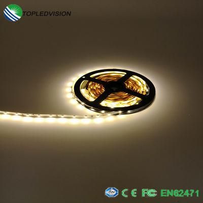 60 LEDs/M SMD 3528 Warm White LED Strip Light Waterproof