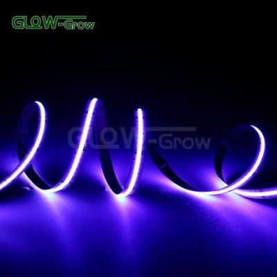 Waterproof 24V IP20 Custom Purple Flashing LED COB Strip RGB Light for Multiple Scenes Kitchen, Ceiling, Back of TV