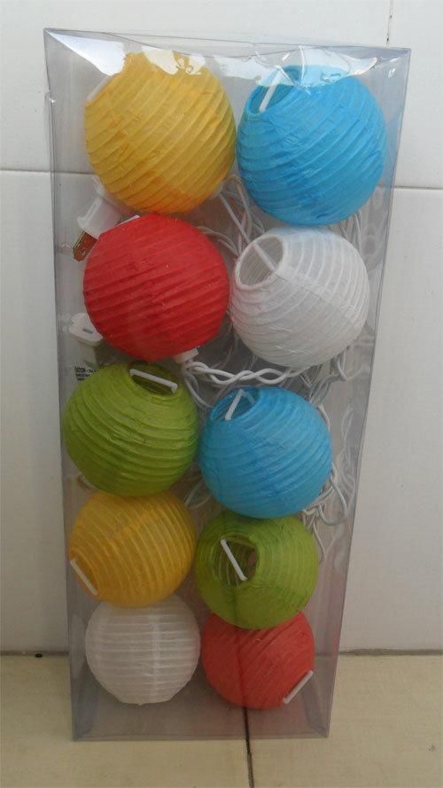 LED Chinese Lantern Solar String Lights