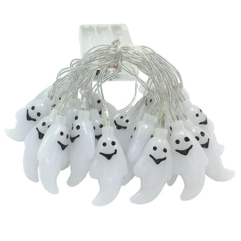 LED Halloween Decoration Light String Ghost Hanging Light Eye Ball String Light Easter Day Battery Light