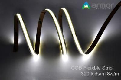 240LEDs/M COB Strip Lights CCT 2700K-6500K Flexible COB LED Strip