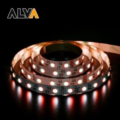 15m/Roll RGBW 60 SMD5050 Long Flexible Rope Light 12V 24V LED Strip with TUV CE, IEC