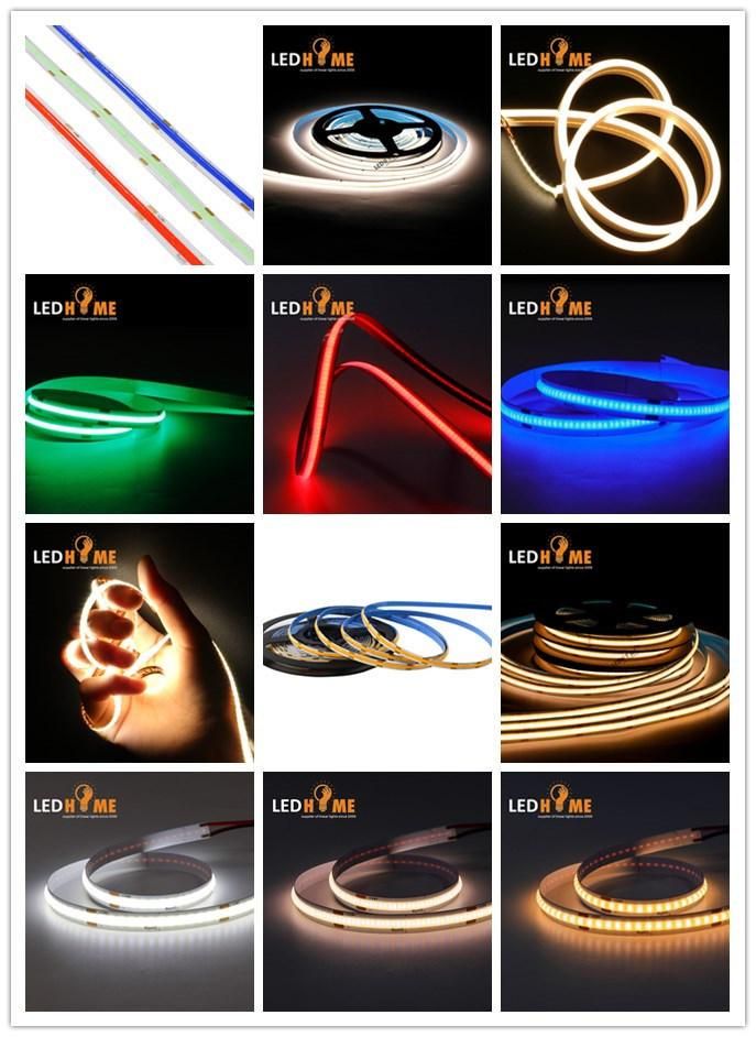 220V Waterproof IP68 420LED/M CRI90 High Efficiency LED COB Flexible Strip Extrusion Light