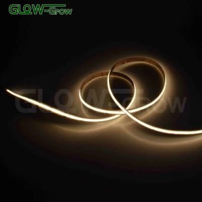 Project Use Ultra Bright Cool White UL Listed LED COB Strip Light for DIY Lighting