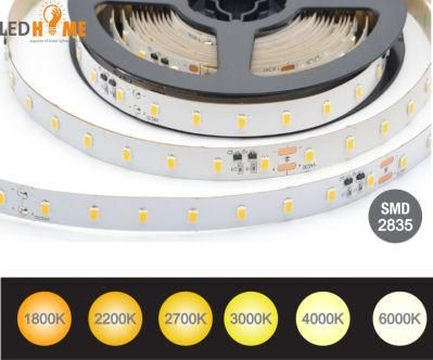High Brightness SMD2835 LED Light Strip 64 LEDs/M with Ce/ RoHS