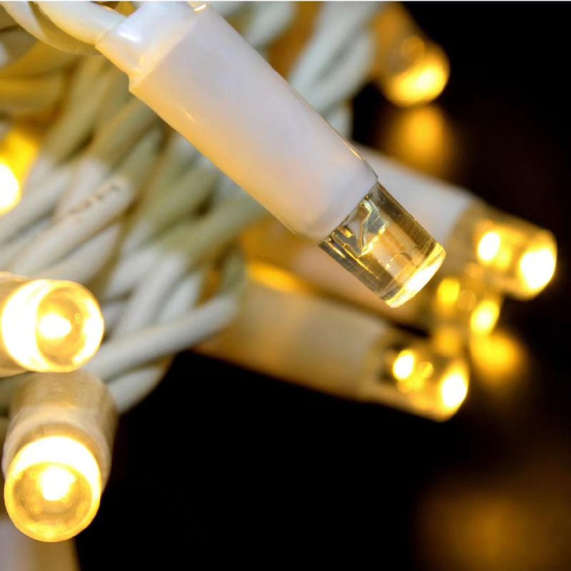 Waterproof Linkable IP68 Rubber Cable LED String Light with 10m 20m 30m 40m 50m