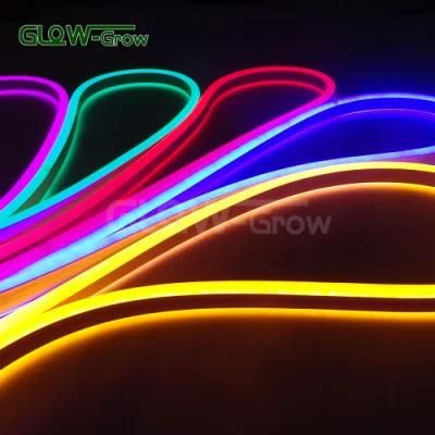 CE RoHS Cuttable IP65 Waterproof Flexible LED Neon Tube Flex Strip Light with PVC Jacket for Home Christmas Wedding Decoration