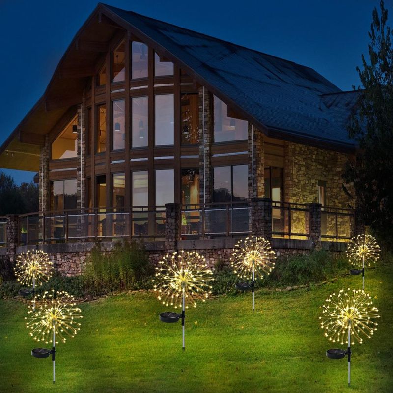 Solar LED Lightgarden Yard Backyard Patio Trees Lighting Decorations Christmas New Year