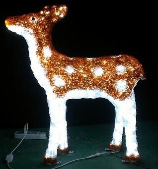 Waterproof Light up Christmas Reindeer for Amusement Park Resort