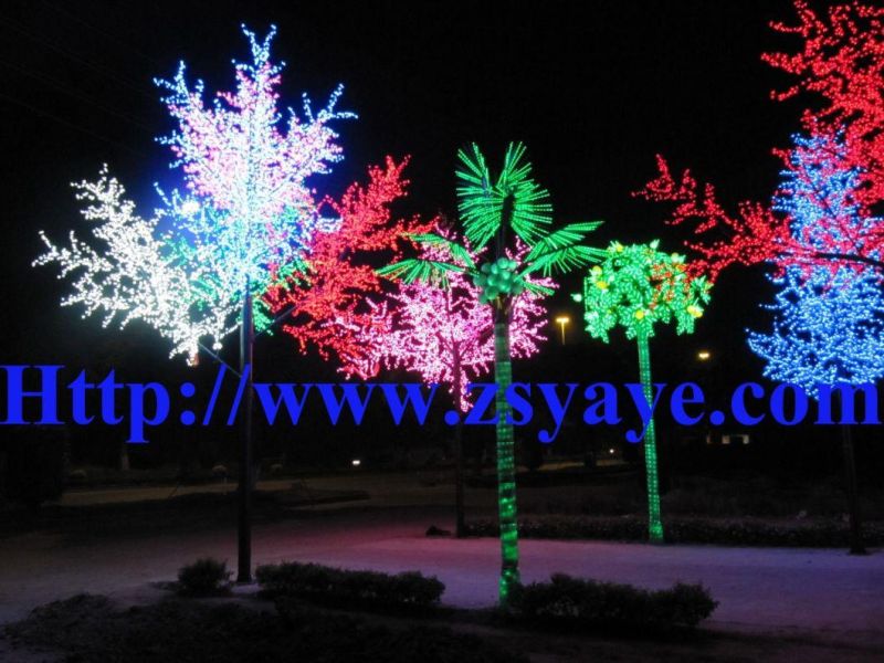 Yaye Hot Sell Ce/RoHS 110V/220-265V Outdoor RGB LED Maple Tree with 2 Years Warranty (Best Supplier of LED Trees is Zhongshan YAYE Lighting Co., Ltd)