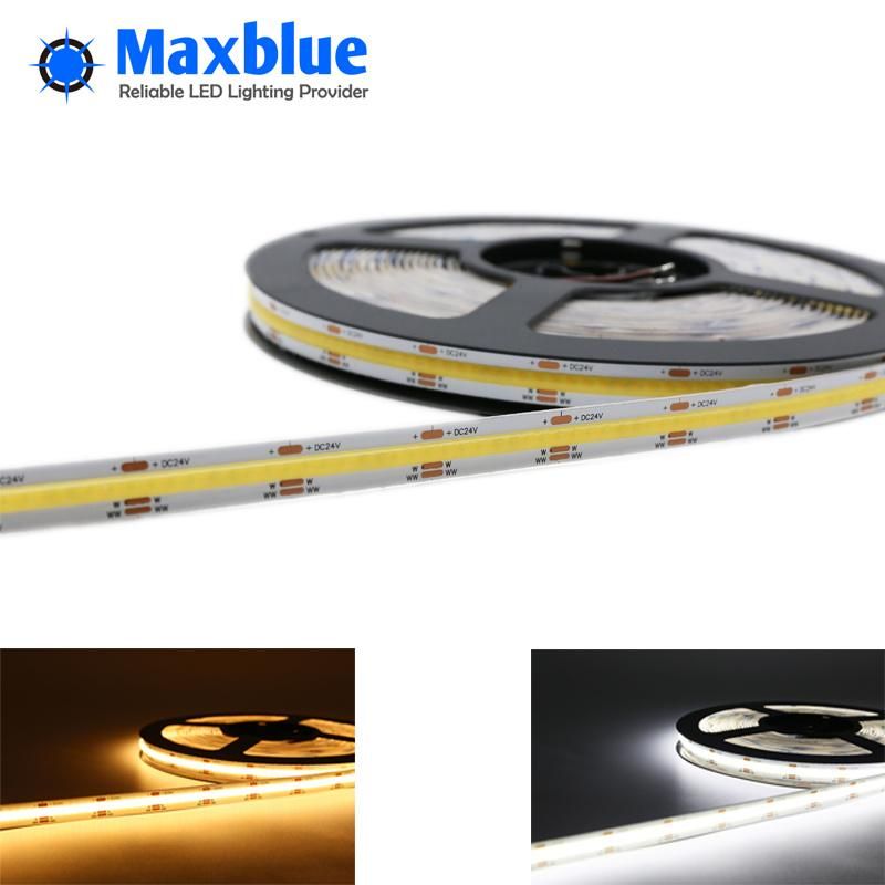 Wholesale 15W 576chips Dual White CCT Changeable COB LED Strip