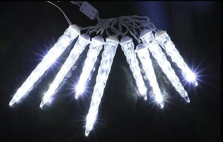 UL Listed Indoor and Outdoor 10 LED Icicle Light