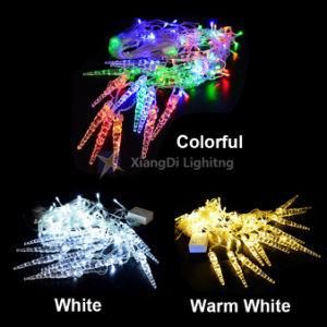 Outdoor/Indoor Decoration Christmas LED Colorful String Icicle Light