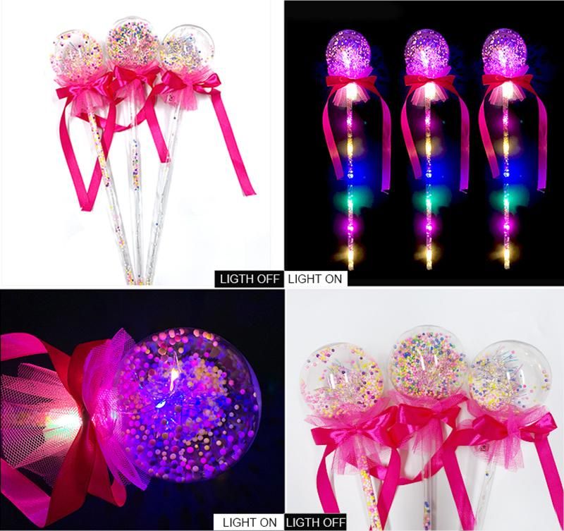 New Arrival Christmas Party Decoration Flashing Light up Handheld Star Ball