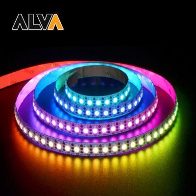 120PCS/M 5RGB SMD5050 Flexible Rope Light 12V 24V LED Strip with TUV CE, IEC