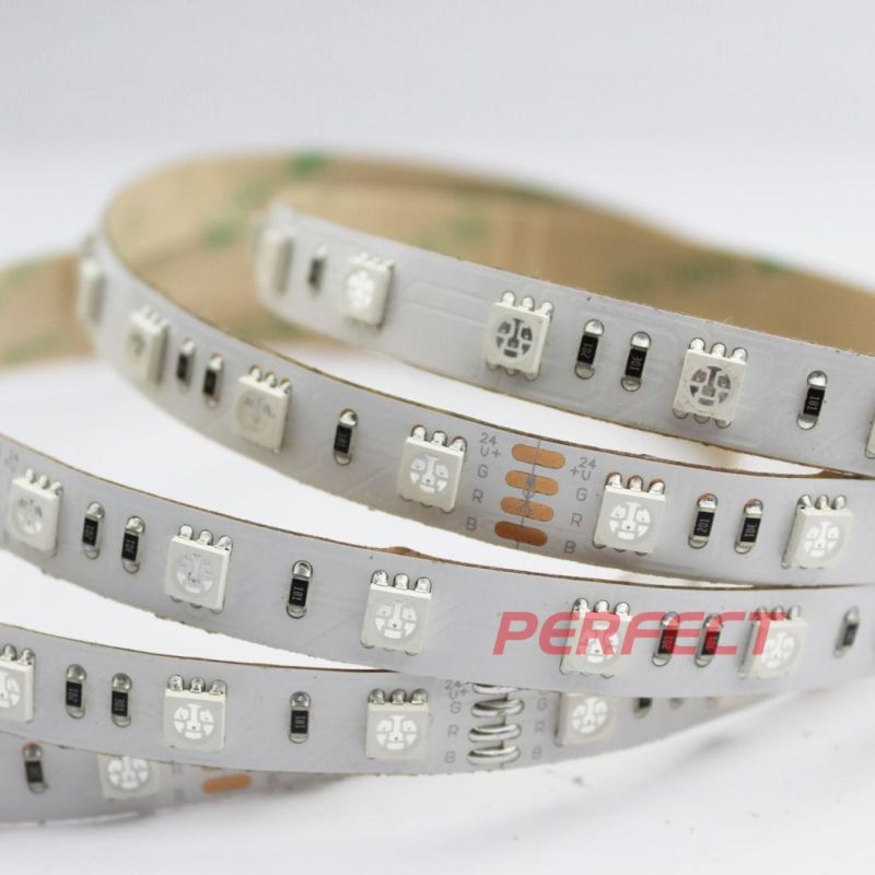 Decorative Light RGB Multi-Color Tape SMD5050 Flexible LED Strips 7.2W/M