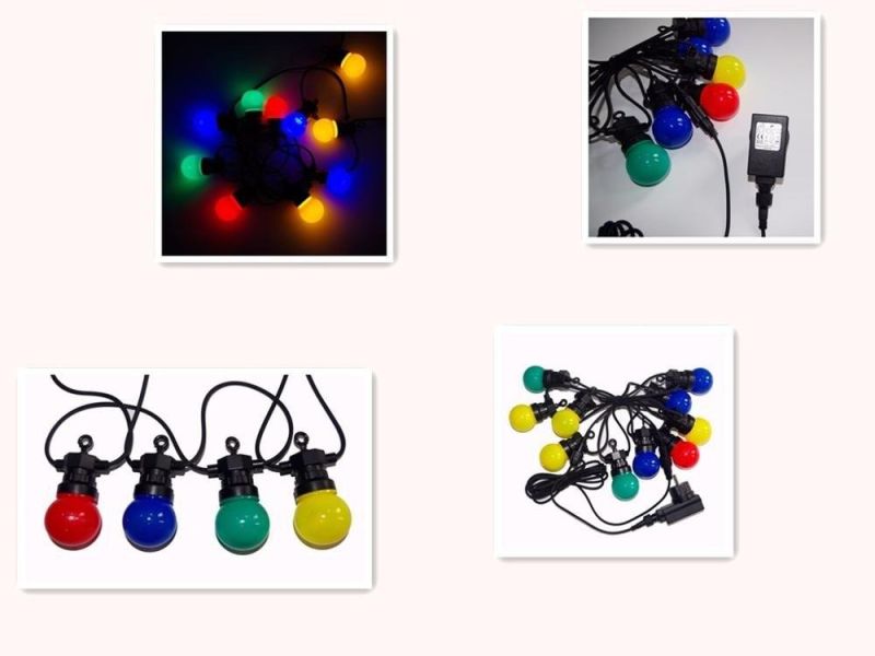Multi Coloured LED Festoon Party Lights for Indoor Outdoor Us
