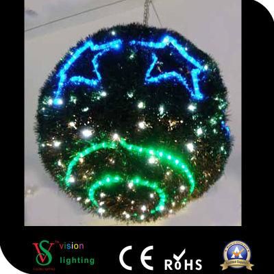 Outdoor Christmas Motif Garland LED Ball Light