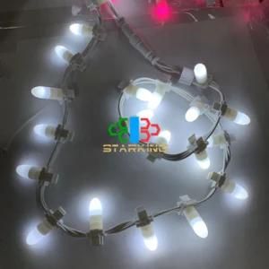 New Style Rubber Wire LED Bulb String Light 2m 20 LEDs LED String COB Light