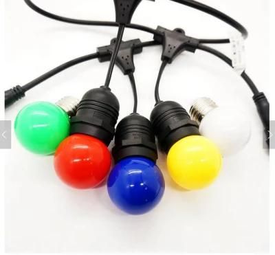 30 Multi Coloured LED Festoon Party Lights for Indoor Outdoor Use