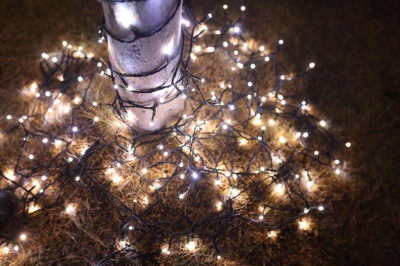 LED Solar Lamp Waterproof Dual-Color Fairy String Outdoor Waterproof Garden Christmas Light