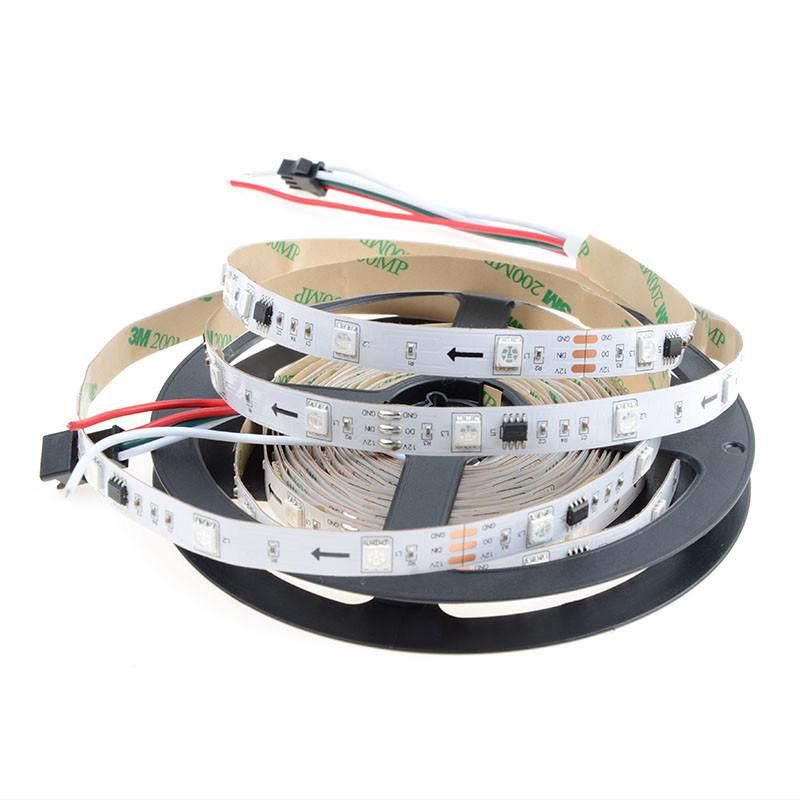 5050 SMD 30LED/M 2811IC Digital 12V Waterproof LED Flexible Strip