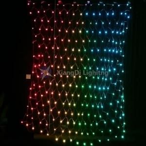 Color Changing RGB LED Net Light Waterproof Low Voltage with Controller