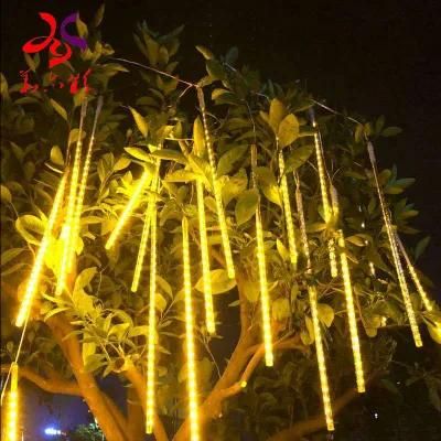 Christmas LED Outdoor 30/50/80 Cm Rain Drop Meteor Shower Lighting for Tree Decoration Holiday String Lights