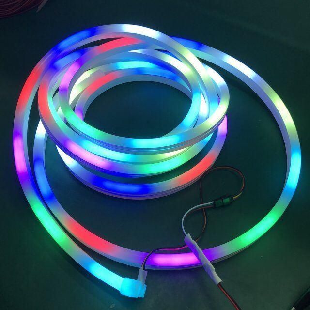 Water-Proof Silicone Neon RGB Aluminum Profile LED Strip for Outdoor Christmas Decorations