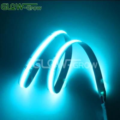 Blue High Density Flexible COB LED Strip Light 5m Flexible LED Tape Light for Home Christmas Decoration