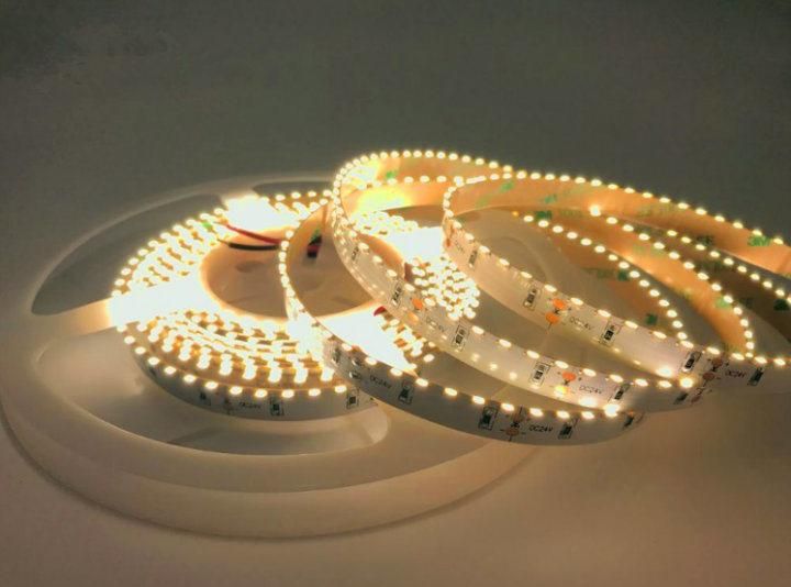 DC 12V/24V SMD3014 Side View 156LEDs/M Flexible LED Strip Light for LED Linear Light