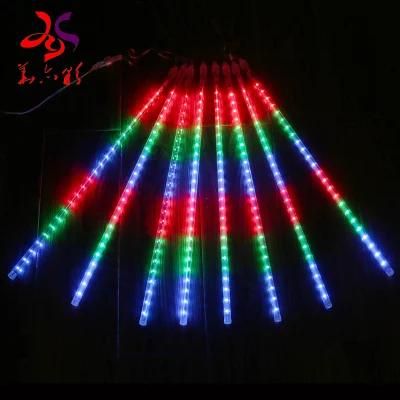 30cm50cm 80cm 100cm Christmas Solar LED Meteor Shower Light