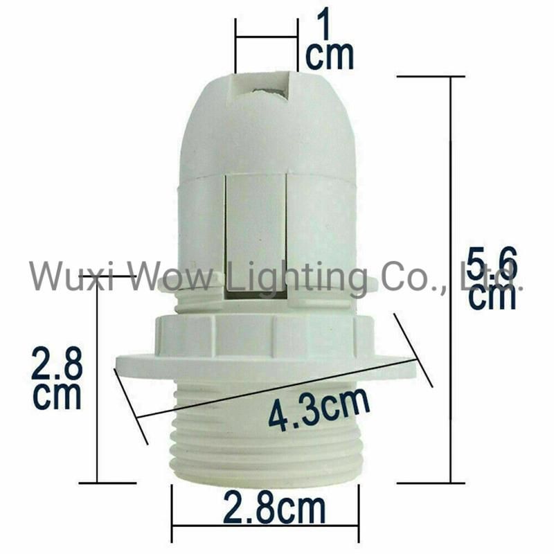 Small Edison Screw Ses E14 Light Bulb Lamp Holder Pendant Socket Lampshade Ring