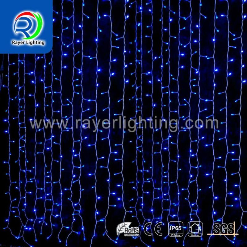 Colorful Decoraction Outdoor Holiday LED Christmas Decoration LED Curtain Light