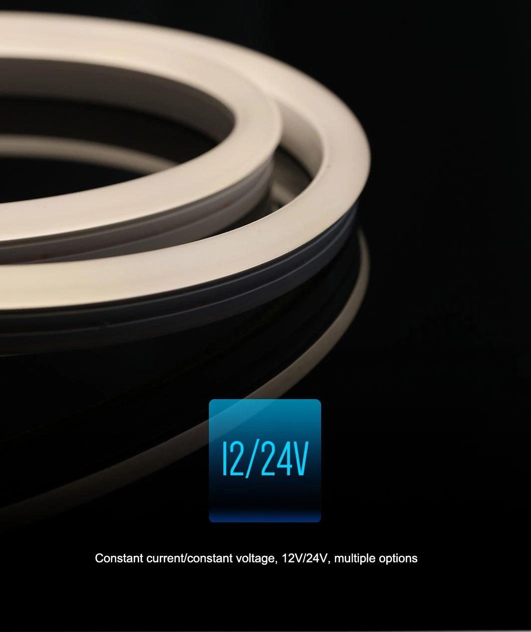 Indirect Light Emission, Without Dark Areas, Side Bending, 12V/24V, Waterproof IP66, 3000-6500K, 7.2W, CRI80, Neon Strip, UL CE RoHS, 3-Year Warra, LED Strip
