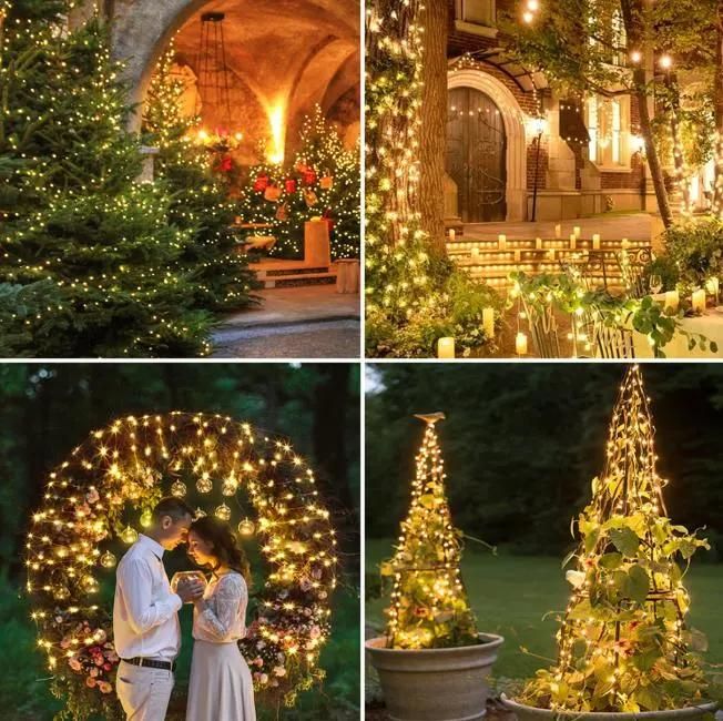 Outdoor Waterproof 337.8FT 800 LEDs Copper Wire Wedding Christmas Lighting Decoration Fairy LED Strip Light